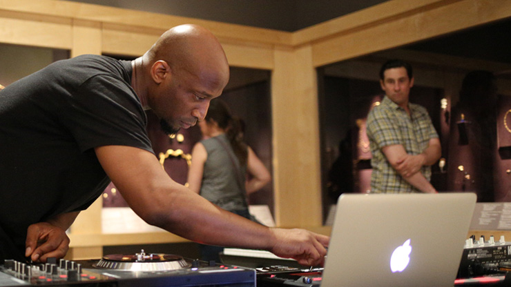 Wendel Patrick performing live at the Walters Art Museum in Baltimore